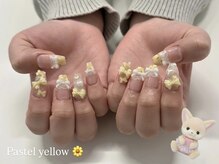 ルルシアン 代々木(luluchien)/小花柄×リボンレースネイル♪