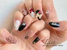 リアン(Lien)/バレンタインネイル