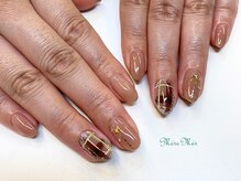 メールメール 和光市本店(MereMer)/冬のチェックネイル 