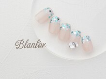 ネイルサロン ブランロール 三軒茶屋店(Blanl'or)/キラキラグリーンホロ☆