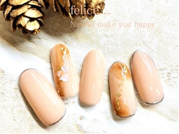 ネイルサロン フェリーチェ(felice)/【定額ネイル】¥7480