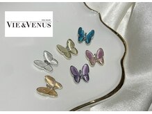 ヴィーアンドヴィーナス 田町店(VIE&Venus)/ちょうちょ　韓国ネイル