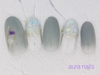 アウラネイルズ(aura nails)/☆ハンドデザインコース ¥8800