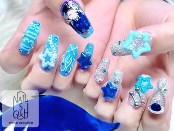 ネイルズガッシュ 溝の口店(NAILs GUSH)/痛ネイル/推しネイル/ゴテゴテ