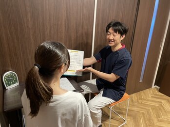 とくなが整体院/体験後にコースのご案内