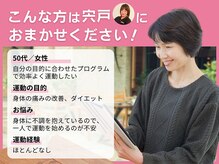 アスフィット 亀有(ASFiT)/こんな方は宍戸におまかせ！