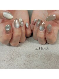 マグネット×ミラーグラデ