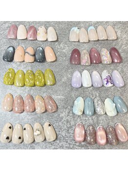 ネイルアンドアイラッシュ アール(ar)/季節のトレンドコース