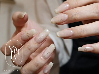 ユーティーネイル(Youty Nail)/シンプルベージュデザイン