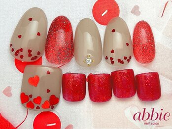 ネイルサロン アビー グランデュオ蒲田店(abbie)/ハートホロ◇¥8250/¥8800