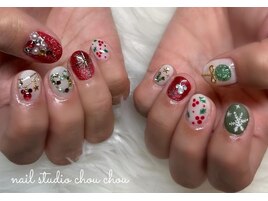 クリスマスネイル