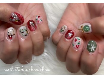 クリスマスネイル