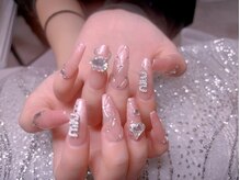 スノーネイルサロン 新宿店(Snow nail salon)/キルティングハートビジュー