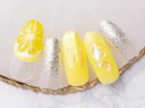 フルーツ◆レモンフレンチネイル