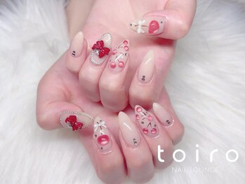 【持ち込み】さくらんぼネイル