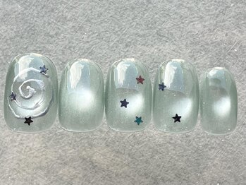 シルバーぐるぐる星¥6000