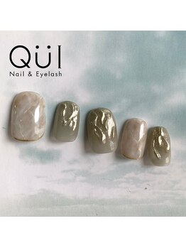 クワイ(Qui)/大理石ネイル