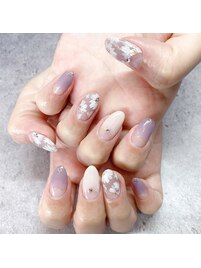 パープル × フラワー ♪