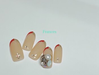 フランセス(Frances)/新作 ビジューネイル