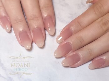 モアニ ヒロオ 渋谷店(MOANI Hiroo)/マオジェル×花びらネイル