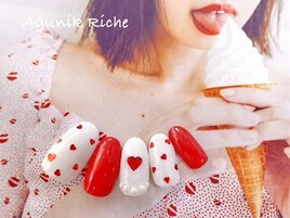 【バレンタインネイル】