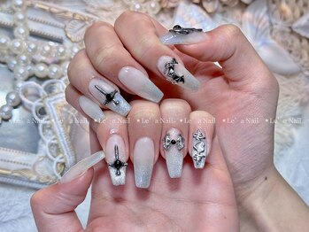 レアネイル 渋谷店(Le’a nail)/マグネットグラデーション☆