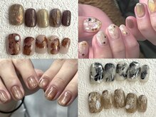 カラネイル 南森町店(calla nail)の雰囲気（様々なテクスチャーを使ってartな世界を…持ち込みデザインも◎）