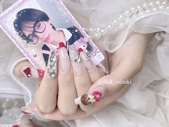 リンドネイル バイ モカ アンド ララ(Lind nail by moca and LaLa)/【mizuki】フレンチ/埋めつくし