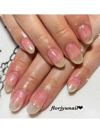 グラデーションデザインnail
