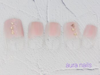 アウラネイルズ(aura nails)/☆ハンドシンプルコース　¥6800