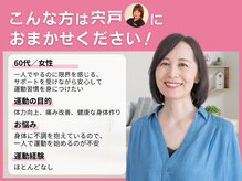 アスフィット 亀有(ASFiT)/こんな方は宍戸におまかせ！