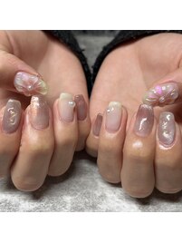 春ネイル♪お花♪マグネット♪