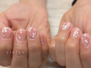 ヴィヴィアン ネイル(Vivian nail)/フラワーアート　
