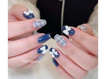 フローリア(Floria)/持ち込み ネイビーチェック