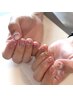 【HAND】ワンカラー4本アートネイル　写真持ち込みOK!! 《フィルインオフ可》