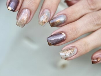 グレースネイルファクトリー(grace'nail factory)/マグネット・フラッシュネイル
