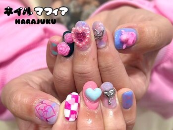 ネイルマフィア 原宿(NAIL MAFIA)/春ネイル/ピンクネイル/y2k
