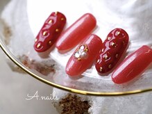 エーネイルズ 心斎橋(A.nails)/いちごネイル