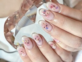 押し花ネイル