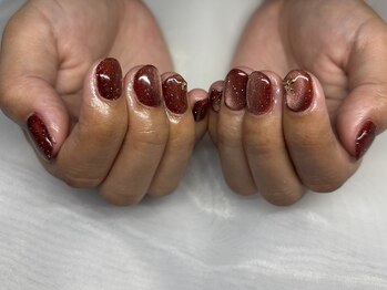 ネイルビジョルノ つくばみどりの店(Nail Begiorno)/マグネットネイル 秋ネイル