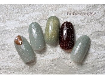 バブル シュガー バイ ネイルクローネ(bubble sugar by.nail crone)/初夏ネイル