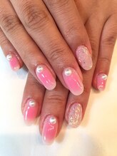 ネイルサロン ドレリッチ 大宮店(drerich)/チークオーロラネイル