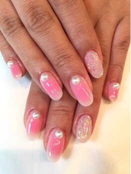 ネイルサロン ドレリッチ 大宮店(drerich)/チークオーロラネイル