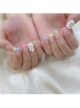 アルセア 上野御徒町店(Alcea)/フレンチ　ぷっくりフラワー