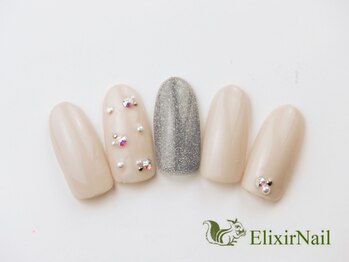 エリクサーネイル 神田(Elixir Nail)/シンプル/クーポン使用