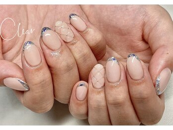 クリア(Clear)/キルティングガラスフレンチ