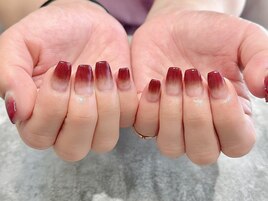 brown×bordeauxグラデーション.