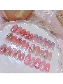 ピンクハルナネイル(pink haruna nail)/定額デザイン