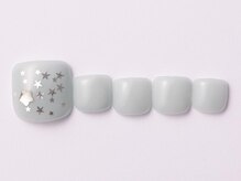 ジェミーネイル エビス(Jemiy nail ebisu)/シンプル星ホロフット8980yen