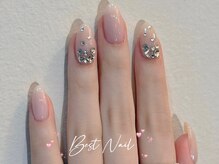 Best Nail 銀座店【ワンホンネイル・スカルプ・パラジェル・上品ジェルネイル】/キラキラネイル
